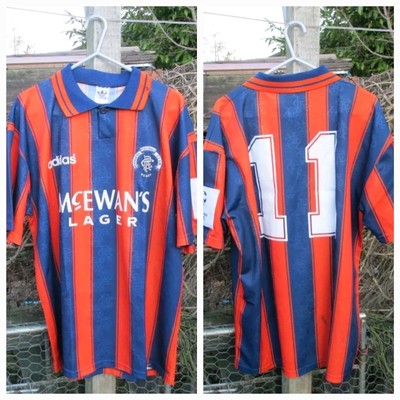 【超レア】グラスゴーレンジャース 93-94 アウェイ ユニフォーム レトロ 超レア】グラスゴーレンジャース 93-94 アウェイ ユニフォーム レトロ