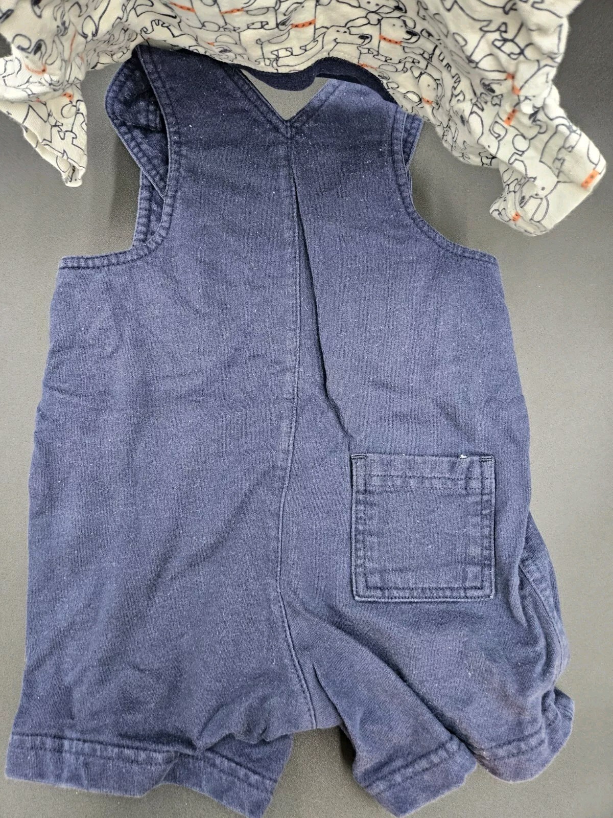 9 Month Carter's 2 Piece Overall Set For Baby, Dog Outfit, Unisex Outfit image 7