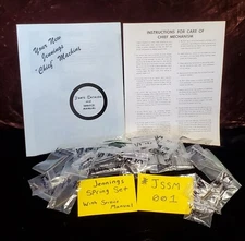JENNINGS COMBO SET MANUAL / SPRING SET / BACKDOOR SHEET  ANTQ SLOT MACHINE #JSSM