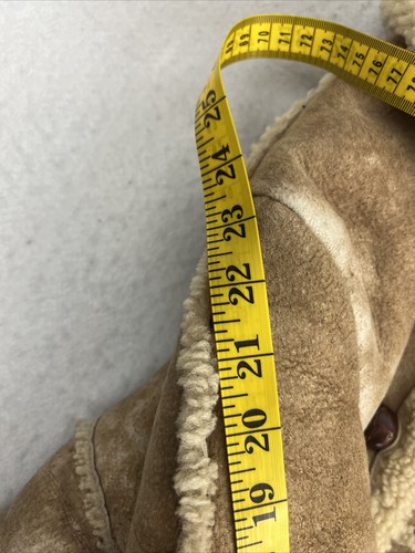 Vintage Norm Thompson The Sheepskin Shop Shearling Jacket Coat Size 10 - Picture 12 of 12