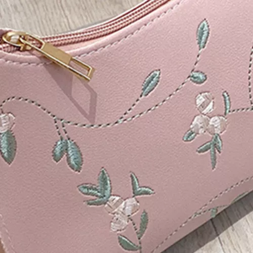 Damen Schultertasche Spitze Blumen Handtasche Hobo Bag weiches PU Leder Mädchen Handtasche - Bild 34 von 38