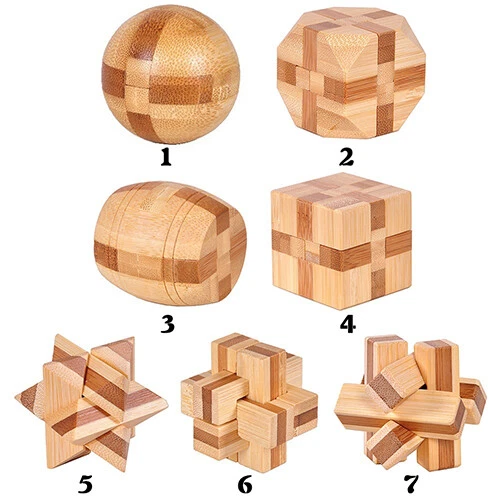 Luban Lock Puzzles Classic Sturdy Good Toughness Luban Lock Toy Logical Thinking - Picture 4 of 24