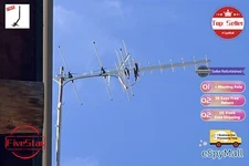 Yagi Digital HDTV Antenna Outdoor 300 Mile for 4K & Free Local TV