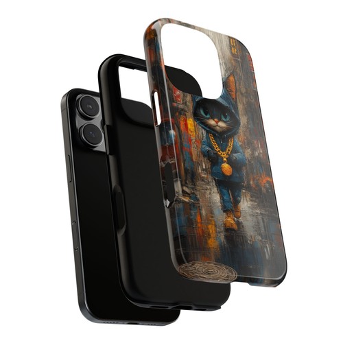 For iPhone | Samsung Galaxy | Pixel Phone Case - Cat Hoodie Big Kitty City - 第 15/246 張圖片