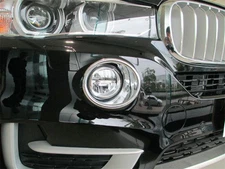 For BMW X5 F15 Chrome Front Fog Lamp Fog Light Cover Trim 2pcs 2014 2015