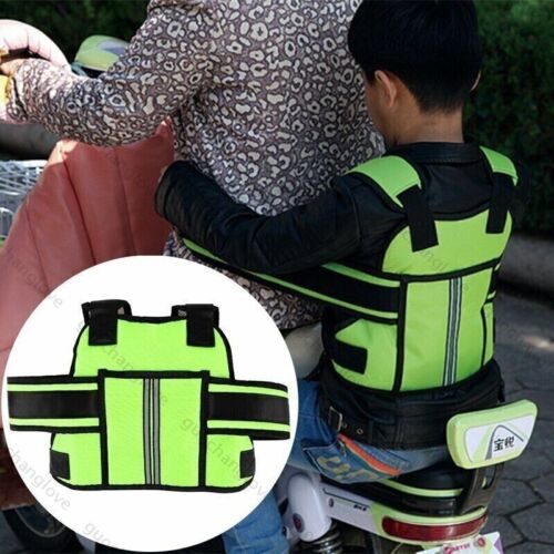 Kinder Motorrad Sicherheitsgurt Sitzgurt Rückenstützgürtel Schutzausrüstung Neu - Bild 1 von 10