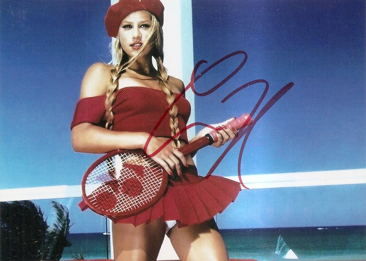Anna Kournikova Sexy Tennis 5x7 PHOTO Signed Auto | eBay