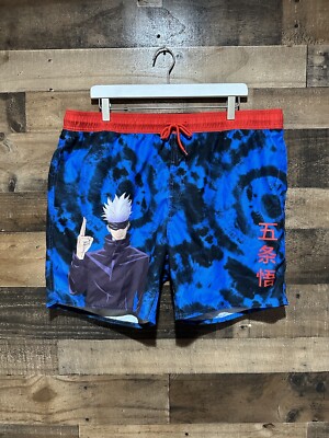 Hot Topic 2X jujutsu kaisen swim trunks mens