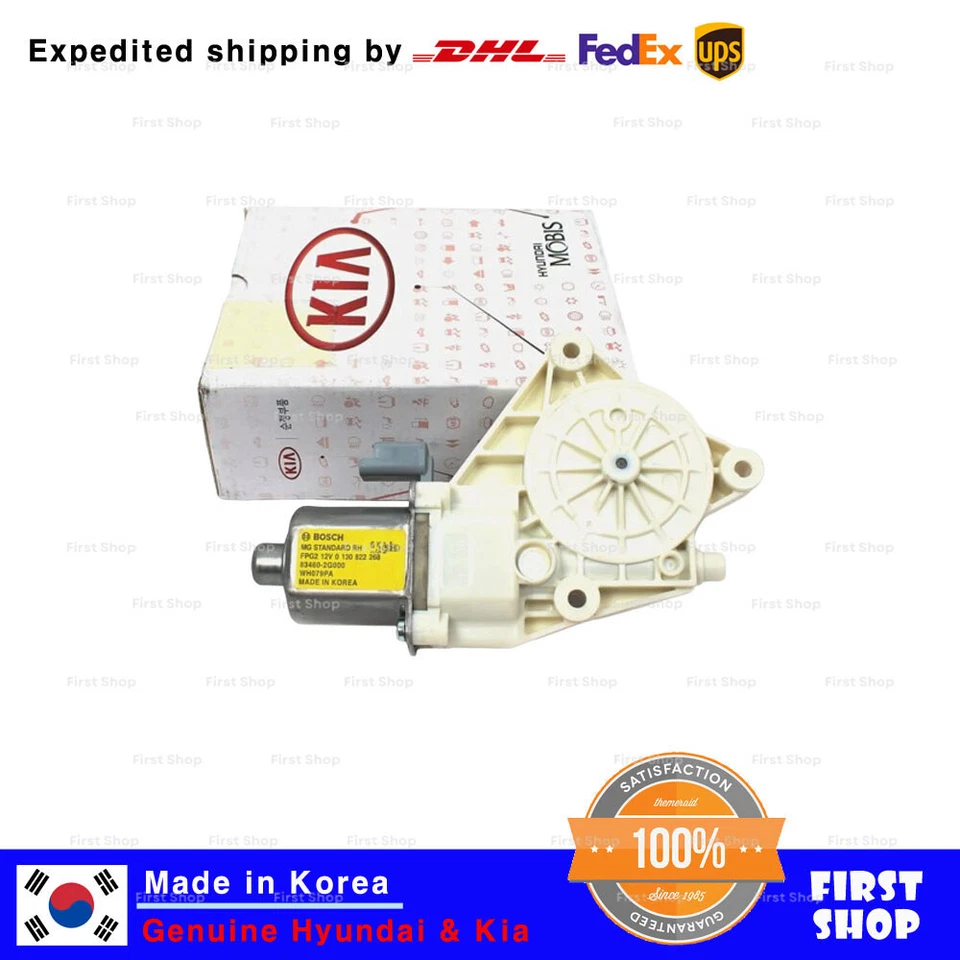 Motor de janela de energia original do fabricante destro 834602G000 para Kia Optima 2006-2010 - Imagem 2 de 3