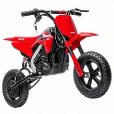 24V Kids Electric Dirt Bike Ride on Motorcycle 12mph Pneumatic Tires Drum Brakes