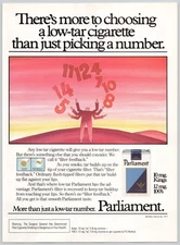 Parliament Cigarettes Filter Feedback Recessed 1977 Vintage Print Ad