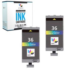 CMYi 2PK Replacement CLI-36 Color Ink for Canon PIXMA iP100 iP110 mini320 TR150