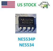 6PCS Genuine NE5534P Low-Noise High-Speed Audio Operational Amplifier DIP-8 IC