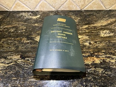 1974 Conrail Penn Central Railroad ETT Employee Timetable Northeast Corridor