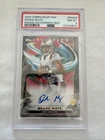drake maye rookie card Inception Auto /75 Red