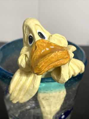 Planter Edge Animal Decoration Planter Pot Resin Duck Hanger Figurine Flower