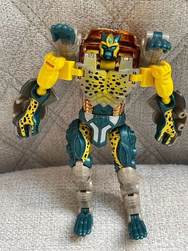 VINTAGE TRANSFORMERS BEAST WARS METALS TRANSMETALS CHEETOR ACTION FIGURE