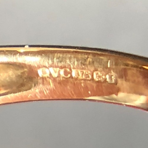 9ct Gold Ring 375 Statement Fine Jewellery Fully Hallmarked Size M 1/2 3.02g RMF - Picture 6 of 8
