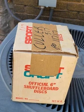 Lot of 8 Sportcraft Official Shuffleboard Discs