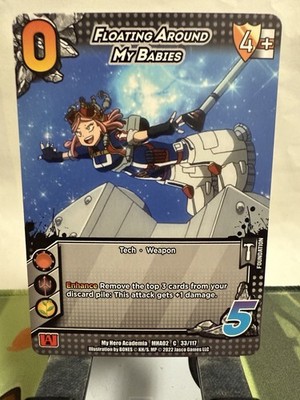 Floating Around My Babies 33/117 My Hero Academia Crimson Rampage TCG English NM