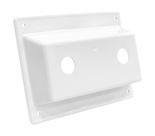 White Faucet Bezel Stand Off Faucet Cover for RV Caravans Shower RV Camper Tr...