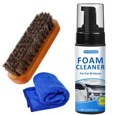 Car Interior Cleaner Kit   All-Purpose Foam Cleaner for Leather, Fabric, Viny...