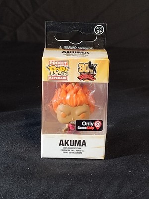 Gamestop Exclusive Street Fighter (Akuma) Funko Pocket Pop! Keychain Brand New