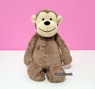  Medium Bashful Monkey Mサイズ　お猿さん ジェリーキャット Jellycat ぬいぐるみ サル 猿バシュフル Mサイズ