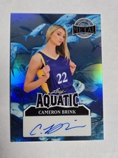 2025 Leaf Metal Women of Sport Cameron Brink Aquatic WNBA LA Sparks 1/1 Auto