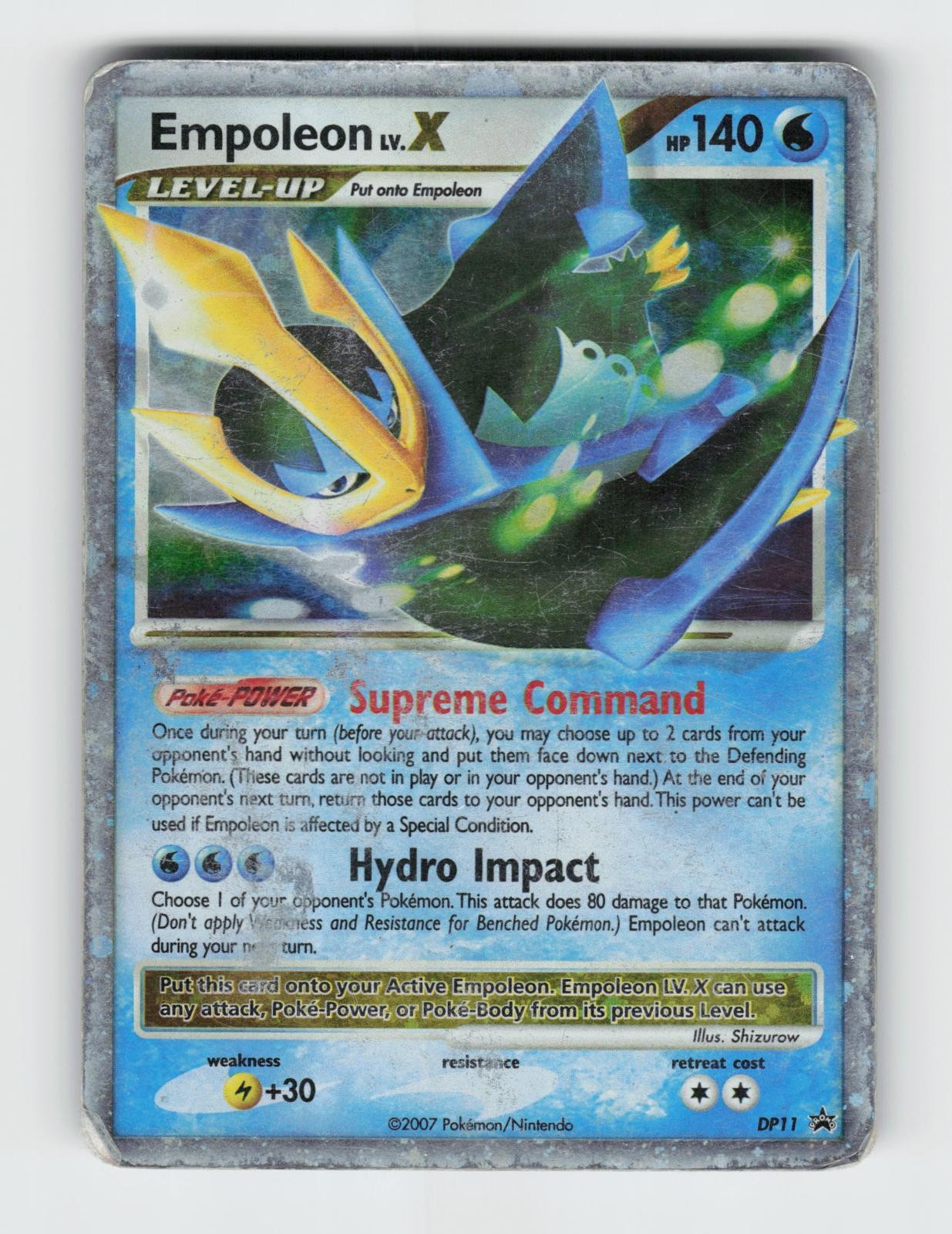 Empoleon LV.X DP11 Holo Promo Diamond and Pearl Promos Pokemon DMG Shizurow