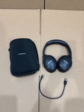Bose QuietComfort SC Noise Cancelling Headphones Soft Case Charging Cable Used