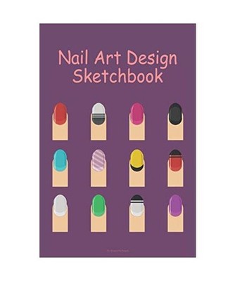 Nail Art Design Sketchbook: Designed with nail template. For nail artists & mani