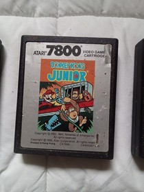Atari 7800 2600 Game Lot of 11 - Fatal Run, Donkey Kong, Tower Toppler, Dig Dug