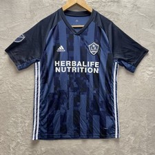 Adidas Los Angeles LA Galaxy MLS Soccer Jersey #11 Ola Kamara SZ Large (2018) **