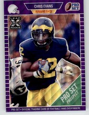 2021 Leaf Pro Set Metal Purple Wave Chris Evans RC #14 /35