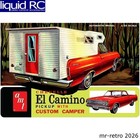 AMT 1364 1/25 1965 Chevy El Camino w/Camper Plastic Model Kit