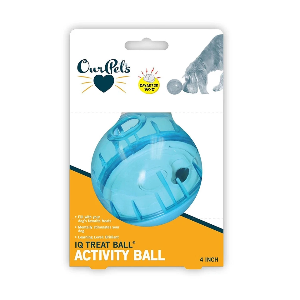 OurPets IQ Treat Dispensador de Alimentos Interactivo Perro, 4 Pulgadas (Paquete de 2)(colores m... Foto 3 de 4