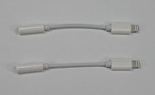  2 Apple Lightning to 3.5mm Headphone Jack AUX Adapter