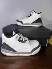 Nike Air Jordan 3 Retro TD DM0968-106  Cement Grey  Size 7D Toddler