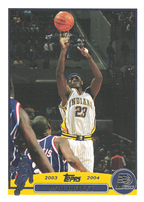 2003-04 Topps - #139 Ron Artest Metta World Peace Pacers