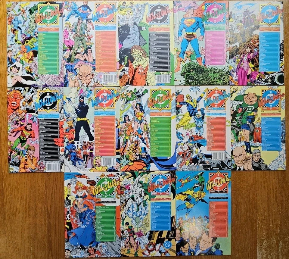 Huge Lot Of 31 DC WHO'S WHO Complete Set 1-26 & Update '87 1,3-5 & '88 #1 VF-NM  - Image 2 of 4