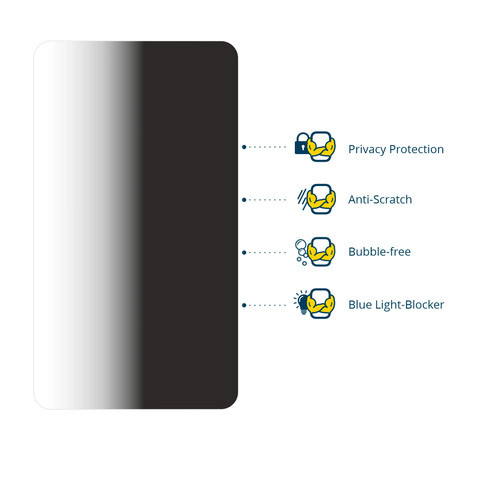 Blickschutz Folie für Viltrox DC-A1 2800 Anti Spy Privacy Screen Display Sicht - Bild 2 von 7