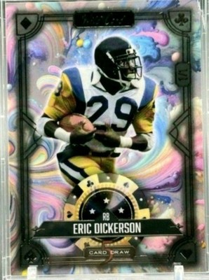 Really Nice Lot Of 4 Eric Dickerson RC, Numbered Cards NM/ Better