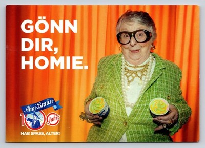 Ahoj-Brause ''Gönn Dir, Homie'' German Promotional Postcard - Edgar Freecards