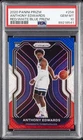 2020 PANINI PRIZM RED/WHITE/BLUE PRIZM #258 ANTHONY EDWARDS ROOKIE RC PSA 10