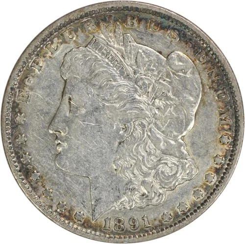 1891 Morgan Silver Dollar EF Uncertified #151