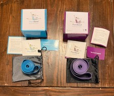 PLUMBAND Stretch Band for Dance and Ballet Blue Small Purple Regular W/ Box
