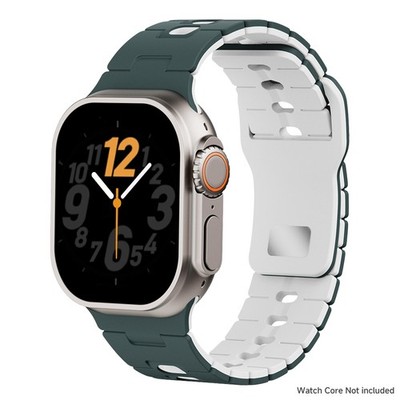 Breathable Silicone Watch Band For All Apple Watch Ultra 3 Series 11 10 9 8 7 6 