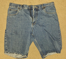 Faded Glory RELAXED Blue Jean Shorts - Men's Size 36 - 100 Cotton