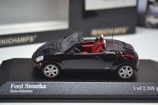 MINICHAMPS - 1998 FORD STREETKA  CONVERTIBLE - 1/43 SCALE MODEL CAR - 430 087010